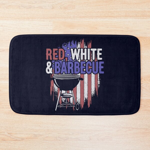 Item preview, Red, White & Barbeque American Flag Grilling Quote designed and sold by CRHPOD20.