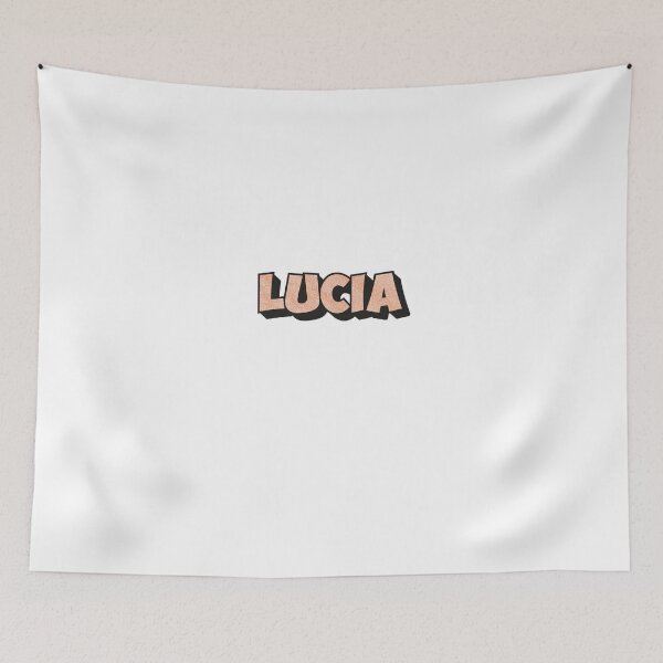 Item preview, Lucia Personalized Custom Name Design for Girls, Teens, and Women designed and sold by Watsonarts.