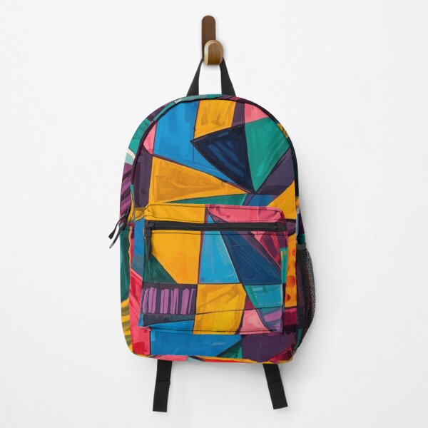 Item preview, Vibrant Multicolor Modern Cubism designed and sold by Harmonic_Layers.