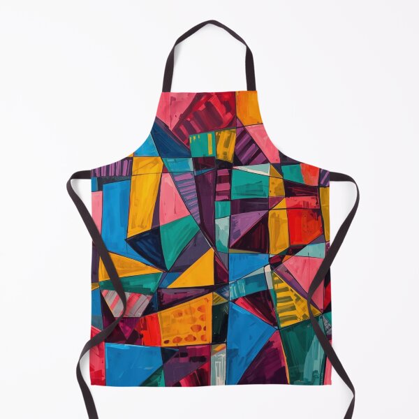 Item preview, Vibrant Multicolor Modern Cubism designed and sold by Harmonic_Layers.