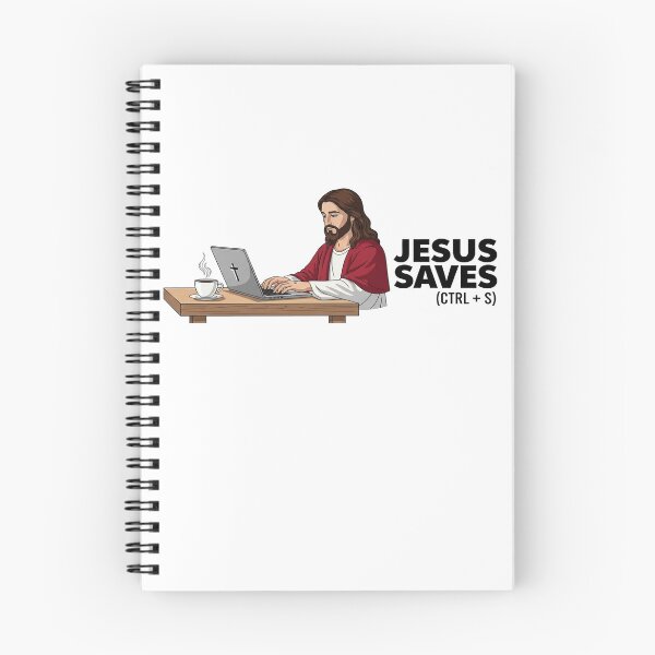Item preview, Jesus Saves - Tech Humor Biblical Christmas Christian designed and sold by FelixnRobinus.