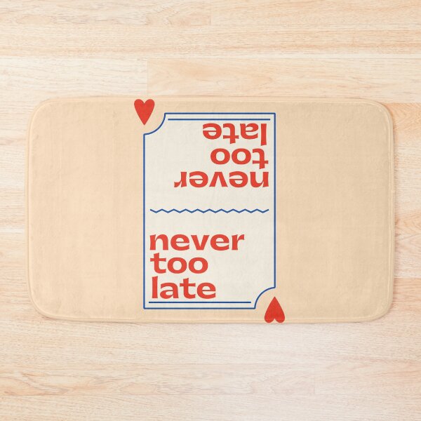 Item preview, Never be too late - Self Motivation  designed and sold by CapriCreatives.