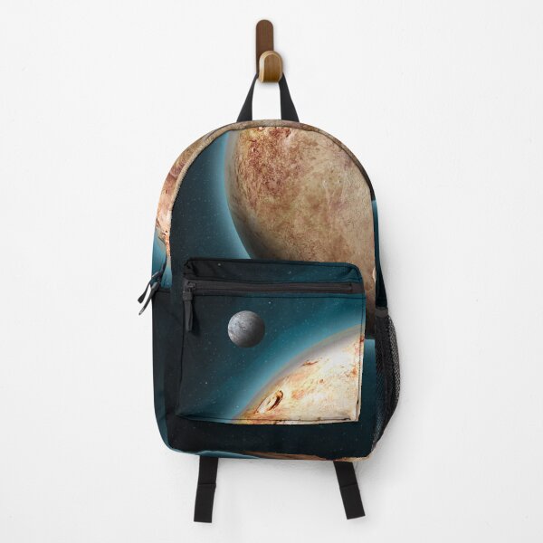 Item preview, Pluto Space Art – Dwarf Planet Illustration with Moons designed and sold by JRRTs.