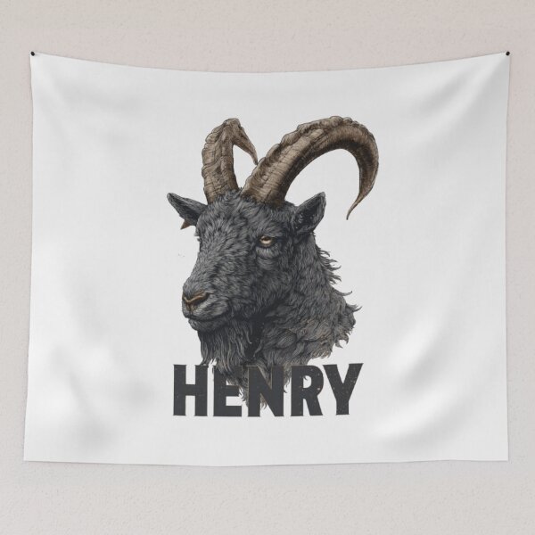 Item preview, Henry – Capricorn Zodiac Design designed and sold by AlexLineArt.
