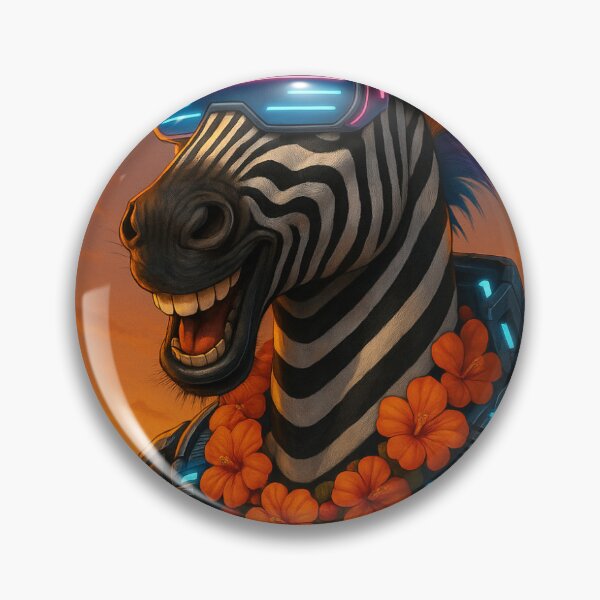 Item preview, NFT Funny Zebra Ironic designed and sold by Aretha James.