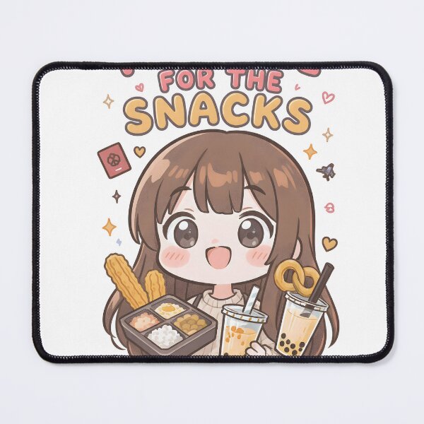 Item preview, I Travel for the Snacks – Cute Kawaii Anime Travel Food Design for Snack Lovers designed and sold by ThePunnyTraveler.