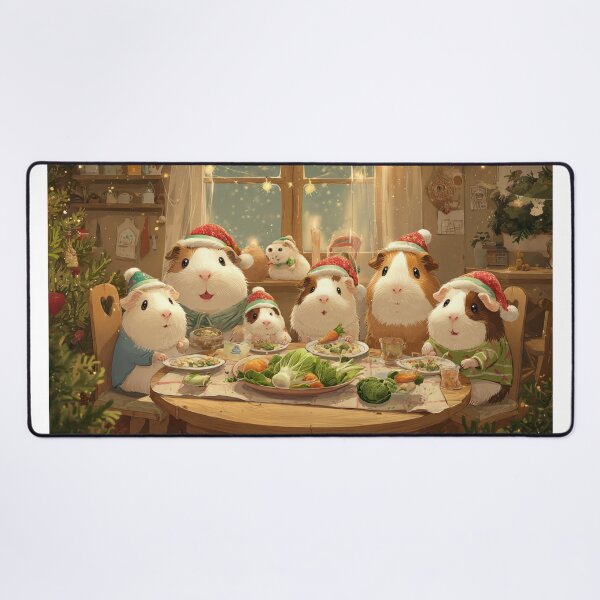 Item preview, Guinea Pigs Christmas Family designed and sold by clecticuk.