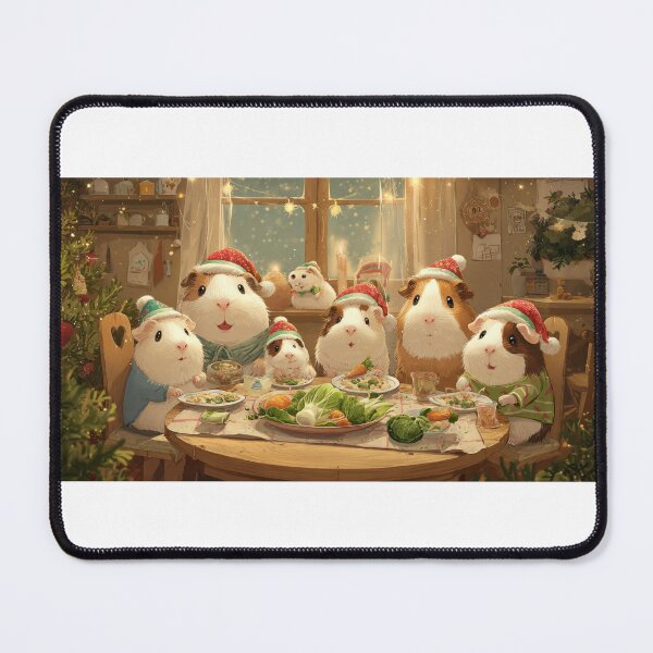 Item preview, Guinea Pigs Christmas Family designed and sold by clecticuk.
