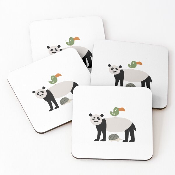 Item preview, Animal Pyramid for Kids – Panda, Hedgehog & Pelican Illustration | Cute Animal Stack Design designed and sold by PAPERGEI Studio.