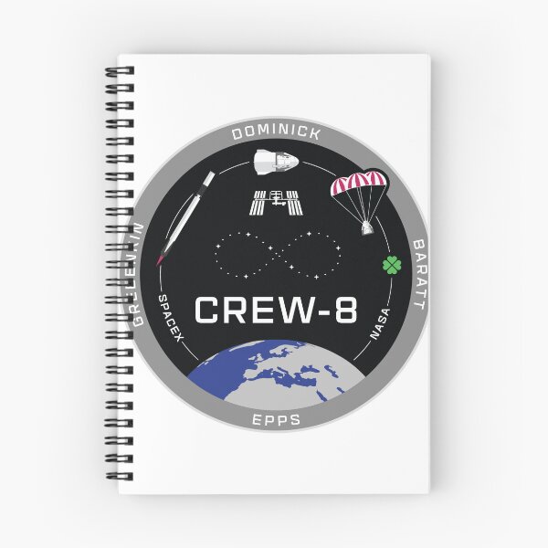 Item preview, SpaceX Crew-8 Mission Patch designed and sold by CharlieDesings.
