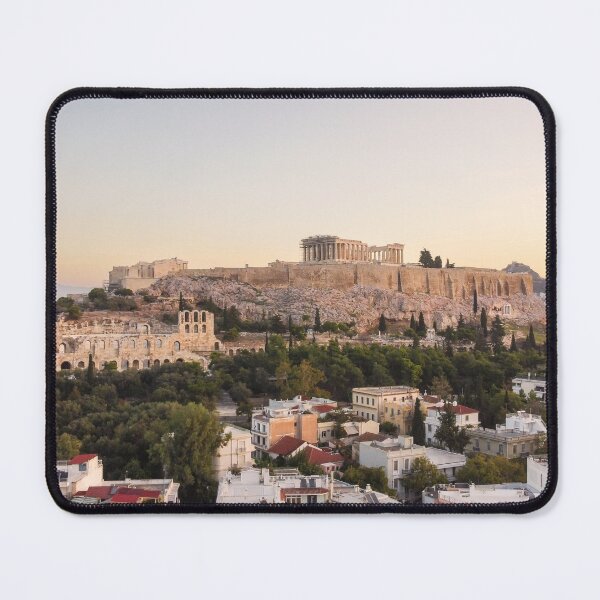 Item preview, Athens Acropolis Sunset — Ancient Greek Landmark designed and sold by FlybyVideo.