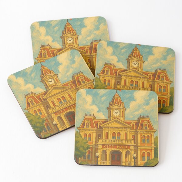 Item preview, City Hall Poster (Magic Kingdom) designed and sold by magicalartwork93.