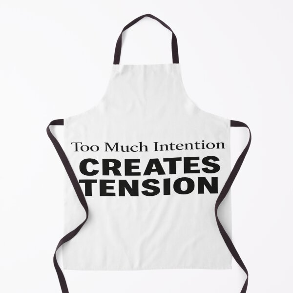 Item preview, Too Much Intention Creates Tension Minimalist Quote designed and sold by POD DYNASTY | Original Print On Demand T-Shirt Graphics.