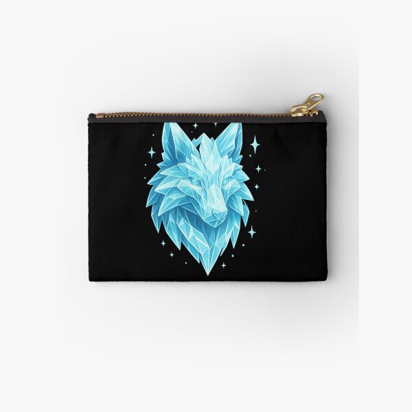 Item preview, Crystal Wolf | Ice Shard Wolf Head | Transparent PNG | Geometric Frozen Animal Art designed and sold by GoldenDreamGallery.