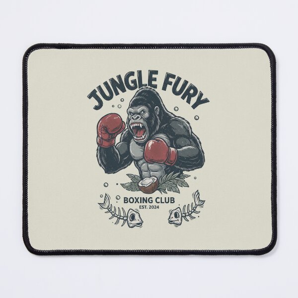 Item preview, Jungle Fury Boxing Club - Gorilla Boxer Vintage Art designed and sold by AwesomeBeyondLimits.