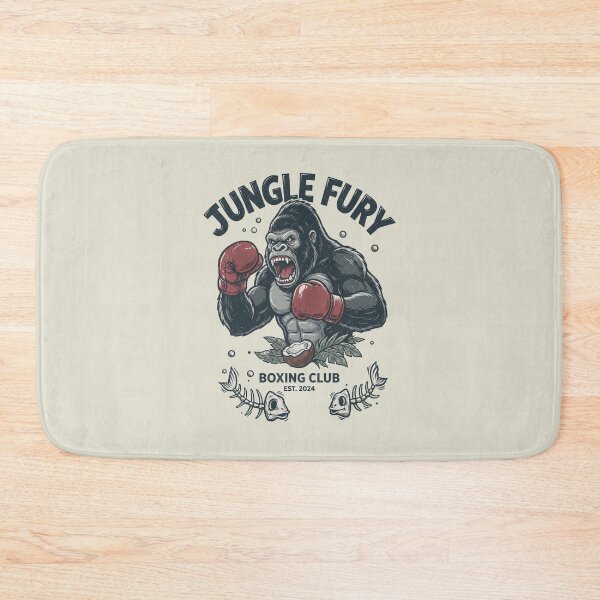 Item preview, Jungle Fury Boxing Club - Gorilla Boxer Vintage Art designed and sold by AwesomeBeyondLimits.