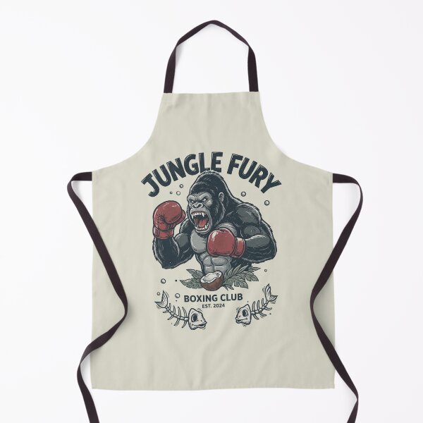 Item preview, Jungle Fury Boxing Club - Gorilla Boxer Vintage Art designed and sold by AwesomeBeyondLimits.