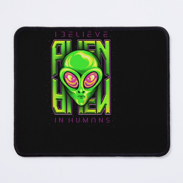 Artikelvorschau, Alien Retro Sci-Fi Alien Head Art mit Neonfarben entworfen und verkauft von JRRTs.