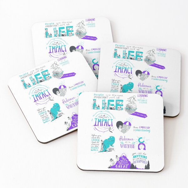 Item preview, Pack of 9 Be Confident & Compassion - self motivation  designed and sold by CapriCreatives.
