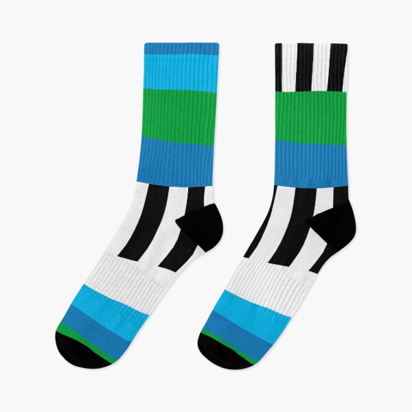 Item preview, Geometric Abstract Art with Blue, Aqua & Green Stripes designed and sold by InFrameVision.