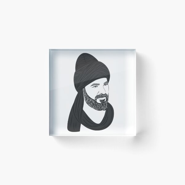 Item preview, Ertugrul Bey Kayi Tribe Leader Minimalist Line Art designed and sold by TN Shop.