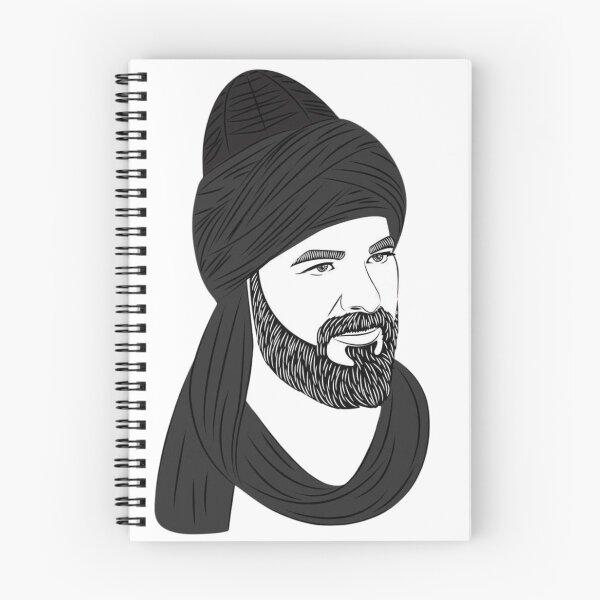 Item preview, Ertugrul Bey Kayi Tribe Leader Minimalist Line Art designed and sold by TN Shop.