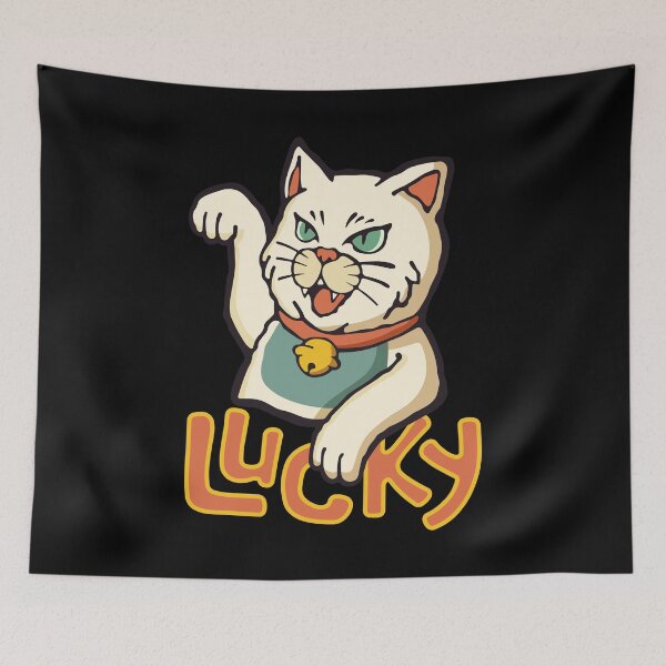 Item preview, Lucky Angry Cat - Maneki Neko designed and sold by Zerhof.