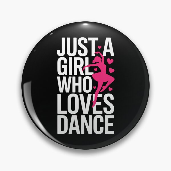 Item preview, Just a Girl Who Loves Dance – Ballet Dancer Design with Hearts designed and sold by Gogetgiggles.