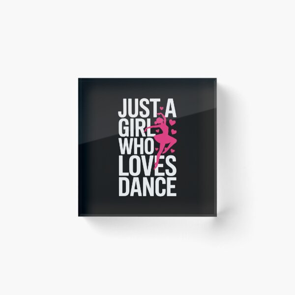 Item preview, Just a Girl Who Loves Dance – Ballet Dancer Design with Hearts designed and sold by Gogetgiggles.