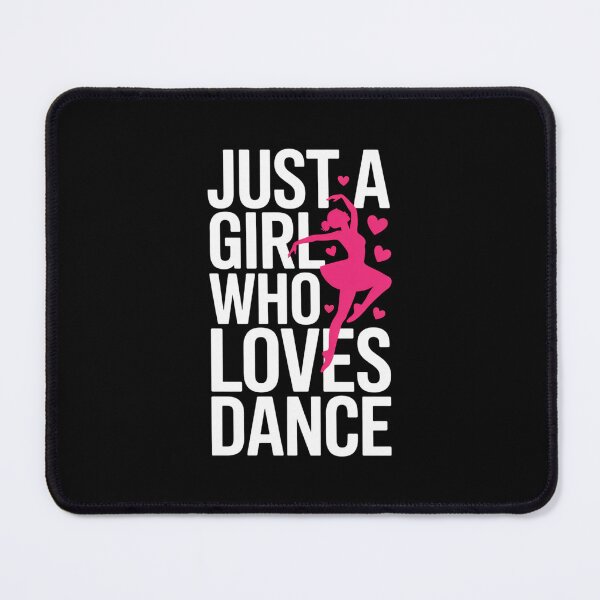 Item preview, Just a Girl Who Loves Dance – Ballet Dancer Design with Hearts designed and sold by Gogetgiggles.