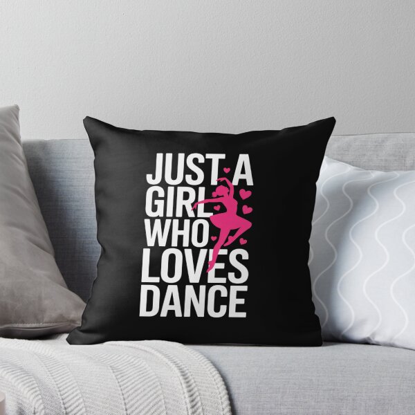 Item preview, Just a Girl Who Loves Dance – Ballet Dancer Design with Hearts designed and sold by Gogetgiggles.