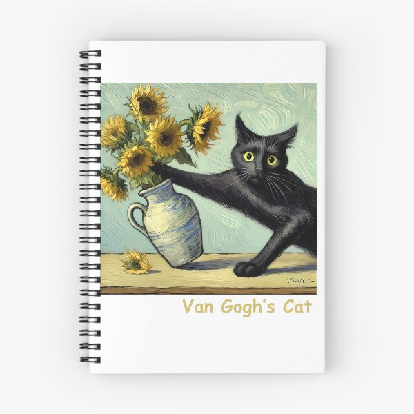 Item preview, Van Gogh's Cat designed and sold by LivingInThinAir.