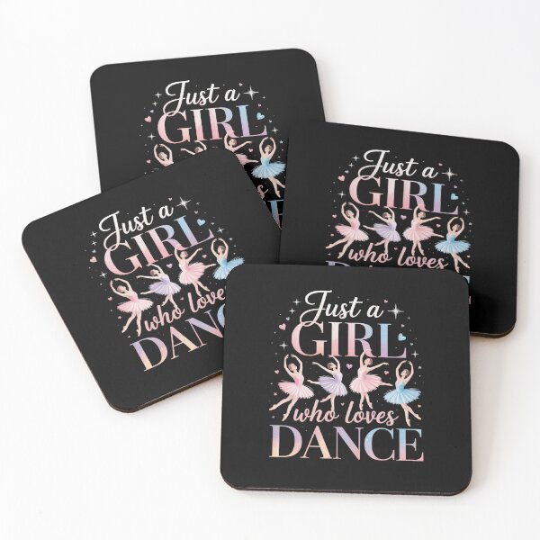 Item preview, Just a Girl Who Loves Dance – Ballet Dance Design with Hearts designed and sold by Gogetgiggles.