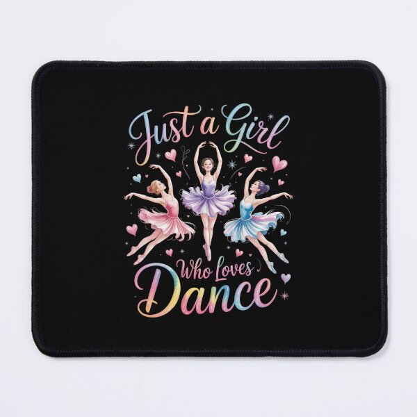 Item preview, Just a Girl Who Loves Dance – Ballet Dance Design with Hearts designed and sold by Gogetgiggles.