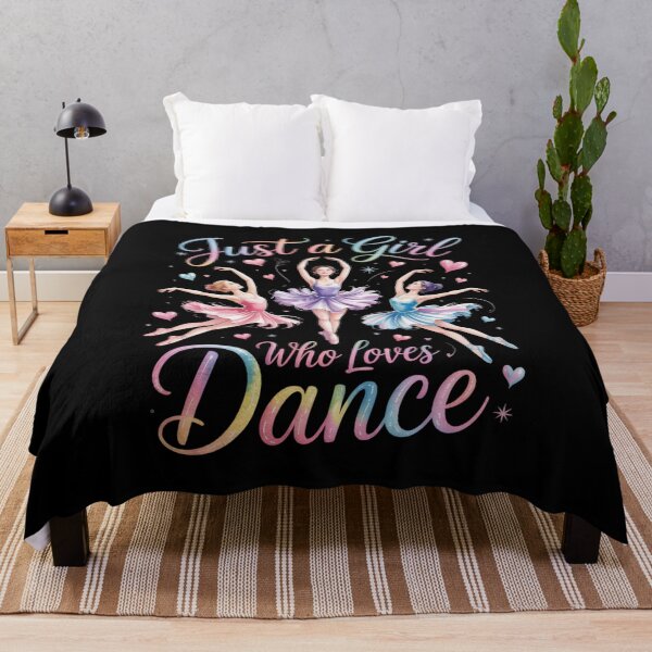 Item preview, Just a Girl Who Loves Dance – Ballet Dance Design with Hearts designed and sold by Gogetgiggles.