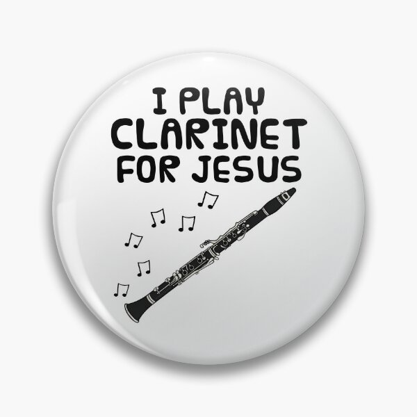 Item preview, I Play Clarinet For Jesus, Clarinetist Church Musician designed and sold by doodlerob.