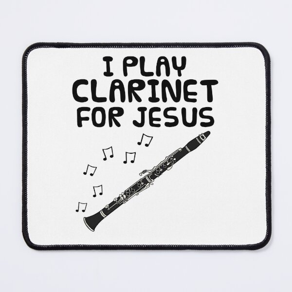 Item preview, I Play Clarinet For Jesus, Clarinetist Church Musician designed and sold by doodlerob.