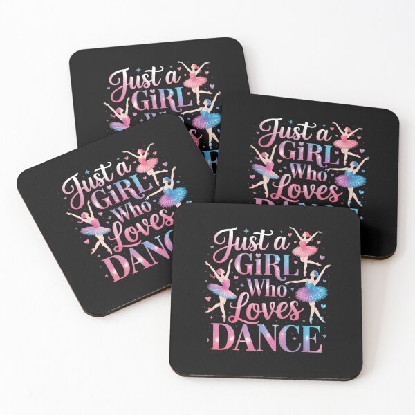 Item preview, Just a Girl Who Loves Dance – Ballet Dance Design with Hearts designed and sold by Gogetgiggles.