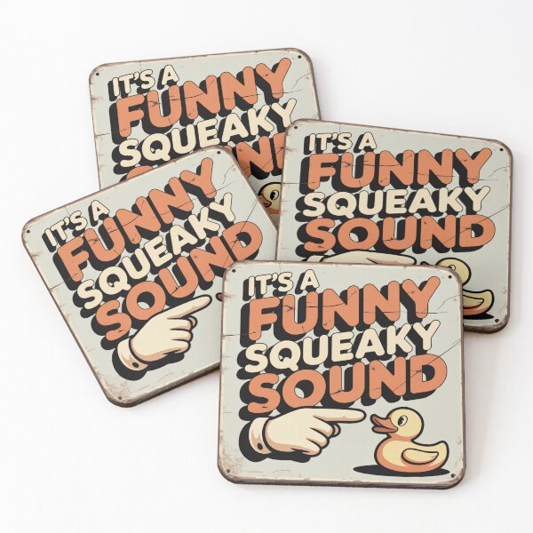 Item preview, Funny Squeaky Sound Retro Yellow Duck designed and sold by DreamVibeShirt.