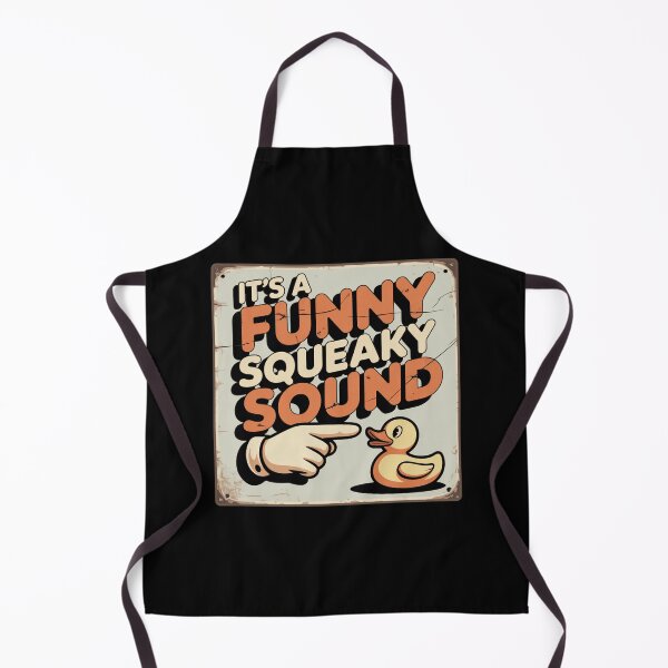 Item preview, Funny Squeaky Sound Retro Yellow Duck designed and sold by DreamVibeShirt.