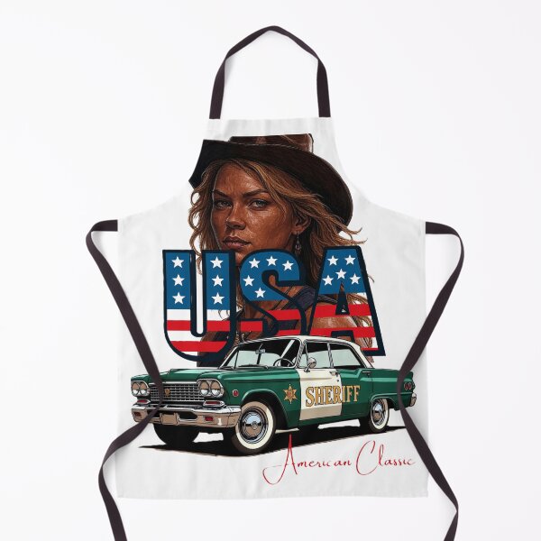 Item preview, Classic American Police/Sheriff cars 15 designed and sold by T-shirt365brand.