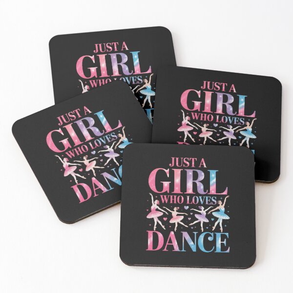 Item preview, Just a Girl Who Loves Dance – Ballet Dance Design with Hearts designed and sold by Gogetgiggles.