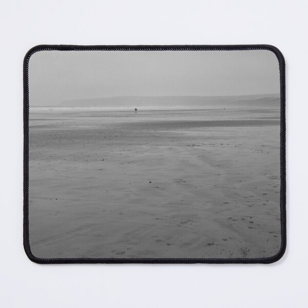 Item preview, Misty Walk at Filey Bay – Minimalist Black & White designed and sold by Two-Tickets-To.