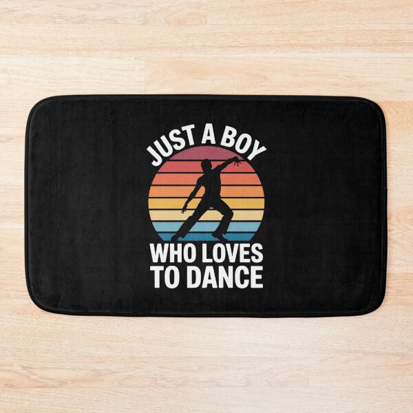Item preview, Just a Boy Who Loves to Dance – Retro Dance Graphic Design designed and sold by Gogetgiggles.