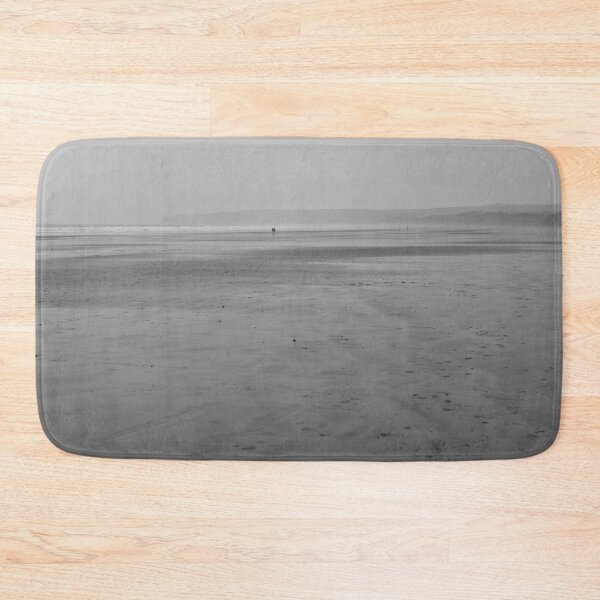 Item preview, Misty Walk at Filey Bay – Minimalist Black & White designed and sold by Two-Tickets-To.