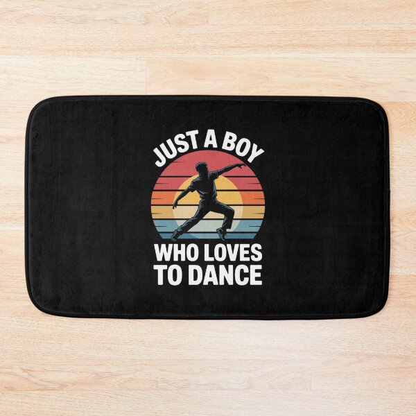 Item preview, Just a Boy Who Loves to Dance – Retro Dance Graphic Design designed and sold by Gogetgiggles.