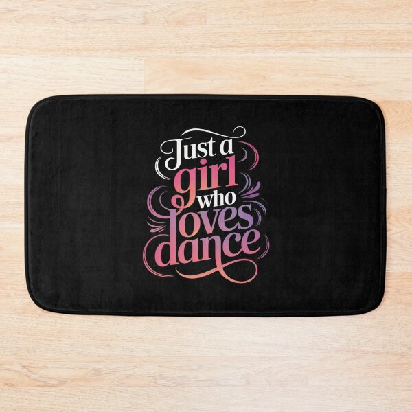 Item preview, Just a Girl Who Loves Dance – Colorful Dance Typography Design designed and sold by Gogetgiggles.