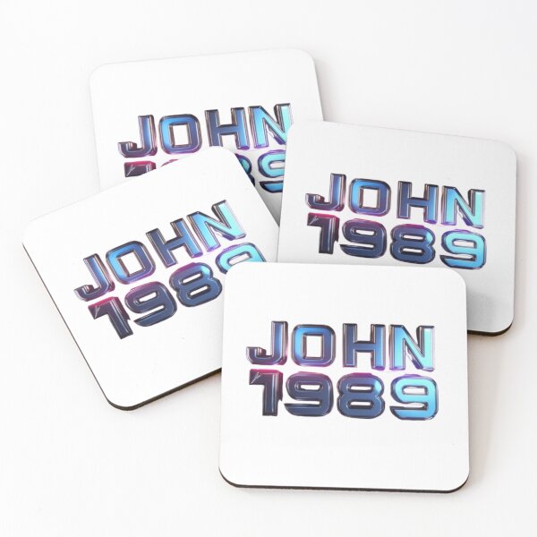 Item preview, John – Born 1989 Design designed and sold by AlexLineArt.