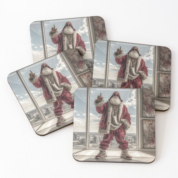 Item preview, Hip Hop Santa designed and sold by dazzeink.