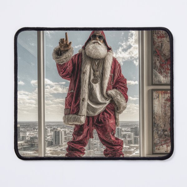 Item preview, Hip Hop Santa designed and sold by dazzeink.